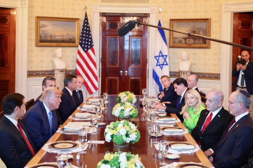 Netanyahu meets Trump at White House as US and Israel discuss Gaza ceasefire