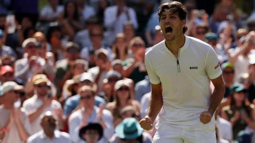 Taylor Fritz secures 1st Wimbledon semifinal spot with 4-set win