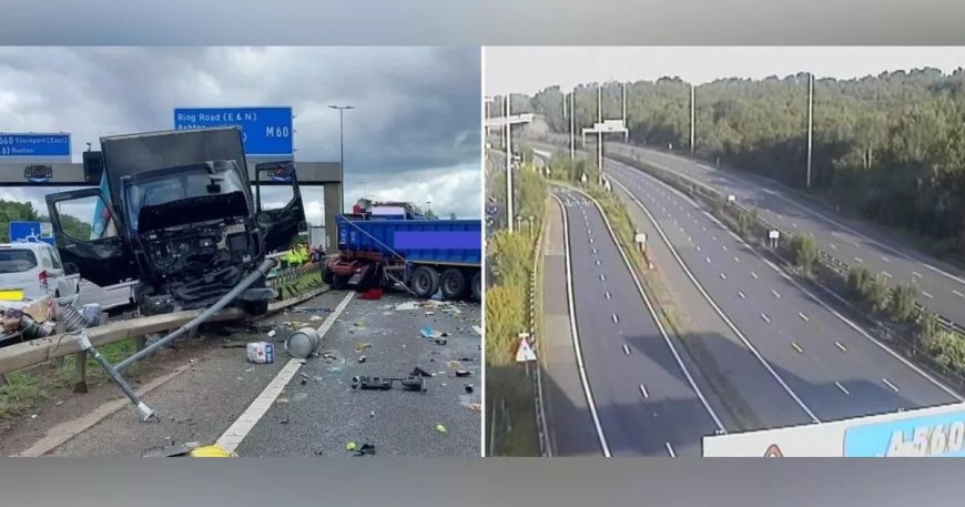 M60 Traffic Update: Crash Closes Motorway for Over 24 Hours