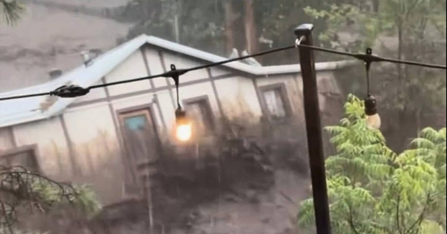 Flash Flooding Hits Mountain Village in US: Three Missing, House Swept Away