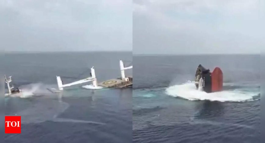 Houthi Attack Sinks Red Sea Vessel: 10 Rescued, 4 Dead