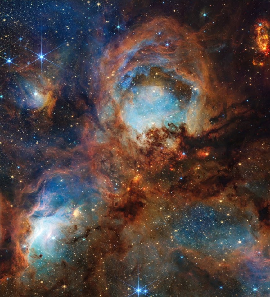 James Webb Telescope Studies Cat's Paw Nebula on Third Anniversary