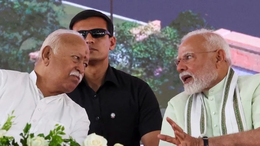 RSS Chief Suggests Leaders Retire at 75, Congress Mocks PM Modi