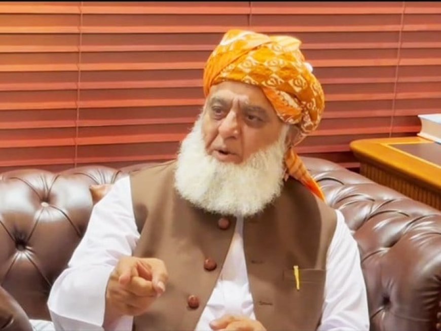 JUI-F Leader Fazlur Rehman Urges Political Change in K-P Within PTI Ranks