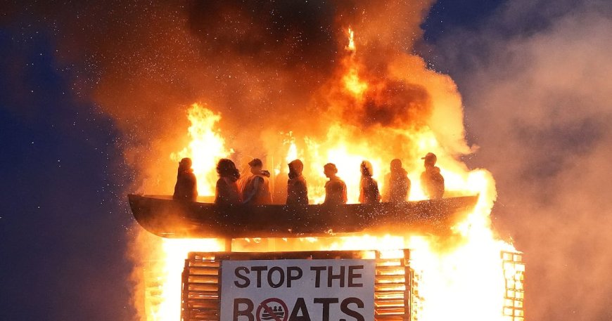 Eleventh Night Bonfires Light Up Northern Ireland