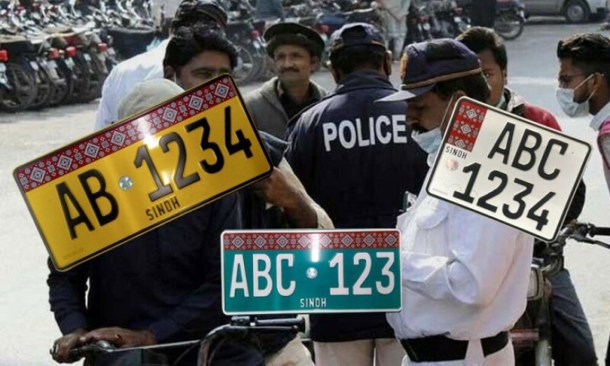 Sindh Minister: Only Government-Issued Ajrak Design Number Plates Valid