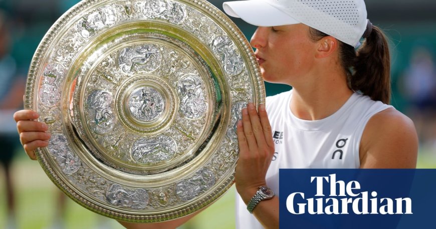 Iga Swiatek wins first Wimbledon title with dominant 6-0, 6-0 victory over Anisimova