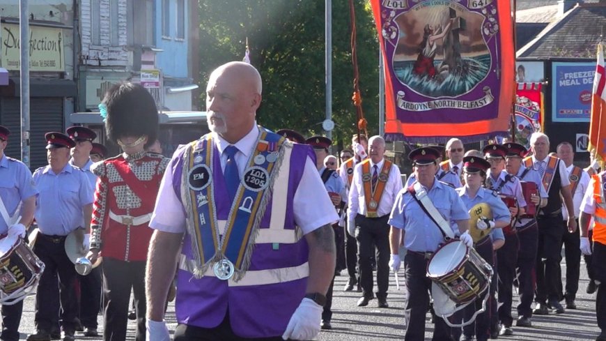 Orange Order Parade Passes Peacefully Through Ardoyne Shops Area