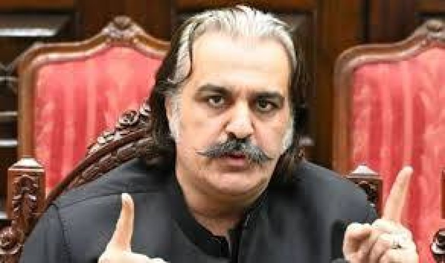 CM Gandapur criticizes state institutions for interfering in politics