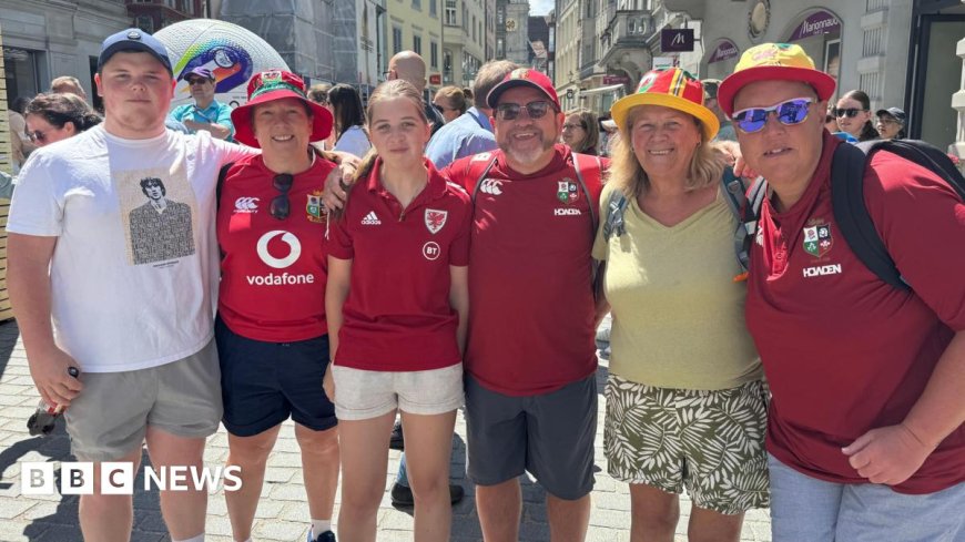 Wales vs England Fans Gather in St. Gallen for Euro 2025