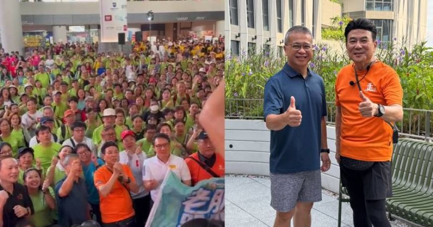Jack Neo's Pa Pa Zao Walking Group Celebrates 3rd Anniversary in Punggol