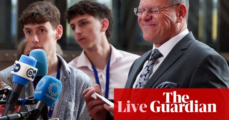EU reacts to US tariff threat as Trump plans 'major statement' on Russia - Europe live