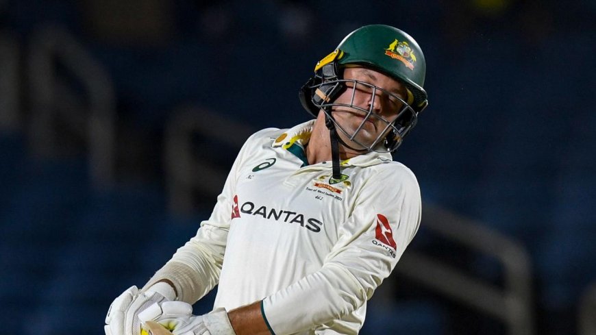 Australian wicketkeeper Alex Carey out of Jamaica Test due to concussion from head injury