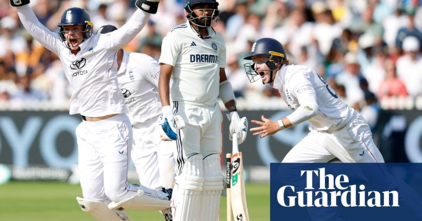 England secures thrilling victory over India at Lord’s in a nail-biting finish