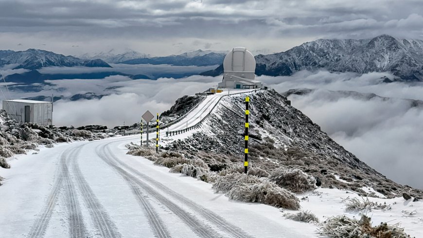 Rare Snowfall Blankets SOAR Telescope in Chile - Photo of the Day July 11, 2025