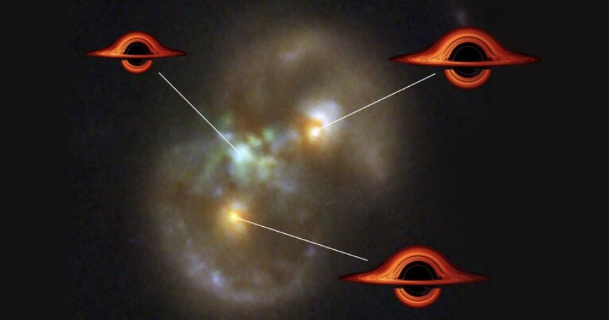 Newborn Black Hole Discovered in 'Infinity' Galaxy