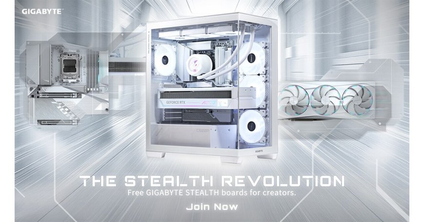 GIGABYTE Launches STEALTH Revolution Campaign for Clean PC Builds