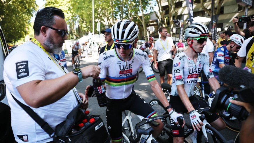 Tadej Pogačar Unhurt After Crash; Abrahamsen Wins Tour de France Stage
