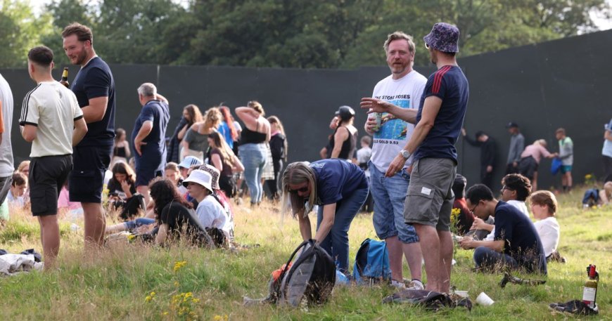 Oasis Fans Gather at 'Gallagher Hill' Despite New Fences at Heaton Park
