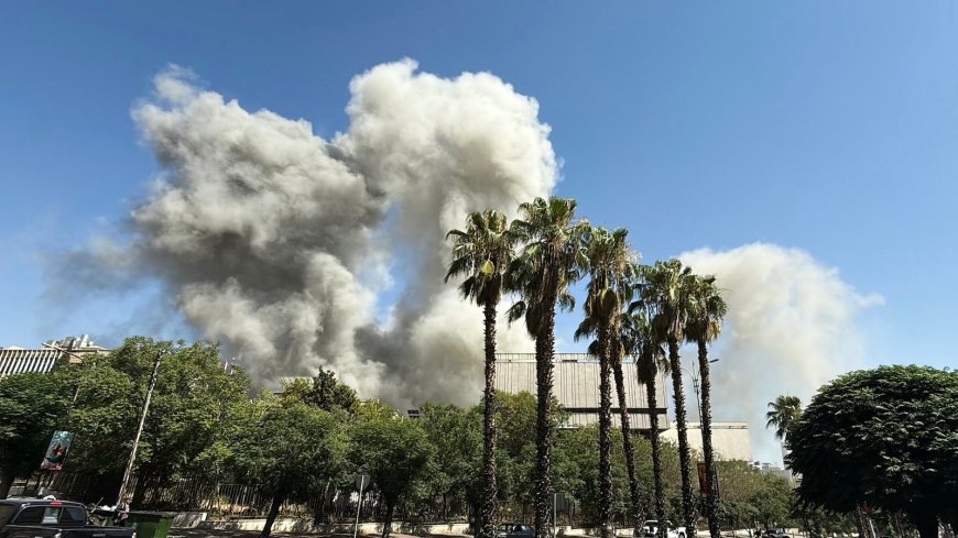 Israel Strikes Syrian Military Headquarters in Damascus