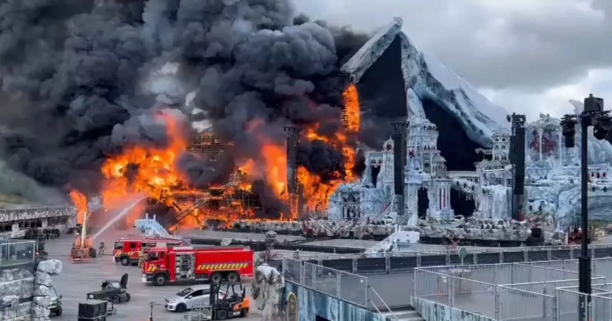 Tomorrowland main stage catches fire just before festival kickoff