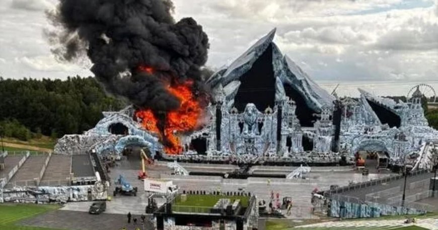 Major Fire Engulfs Tomorrowland Festival Main Stage in Belgium