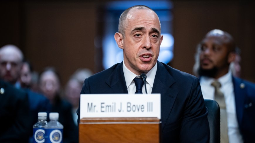 Senate panel to vote on federal judge nomination for Emil Bove, who defended Trump