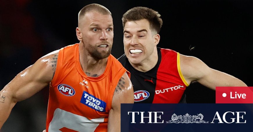 AFL Round 19: GWS Giants secure comfortable win against Essendon at Marvel Stadium