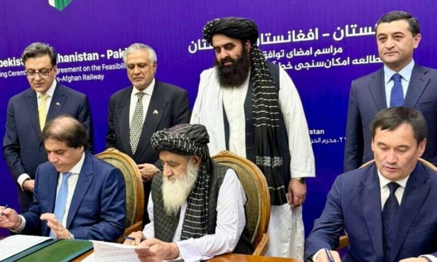 Pakistan, Uzbekistan, and Afghanistan sign railway project agreement in Kabul
