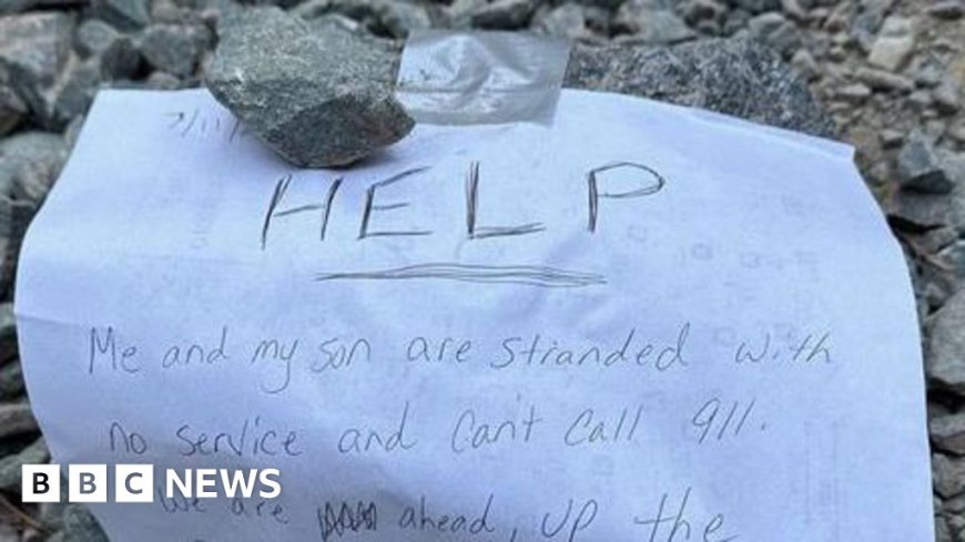 Mother and Son Rescued in California Forest After Leaving Handwritten Notes