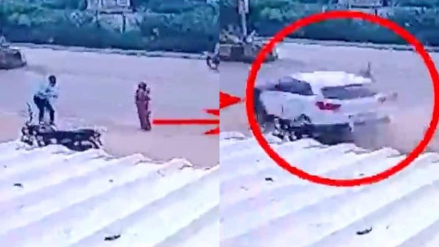 Gujarat Cop's Son Kills 2 in Car Accident Caught on Camera
