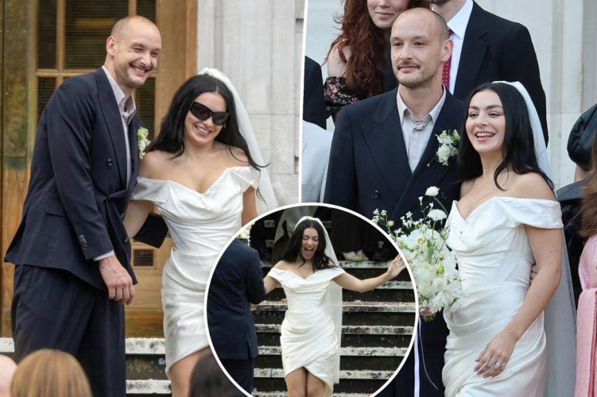 Charli XCX marries The 1975 drummer George Daniel after dating for three years