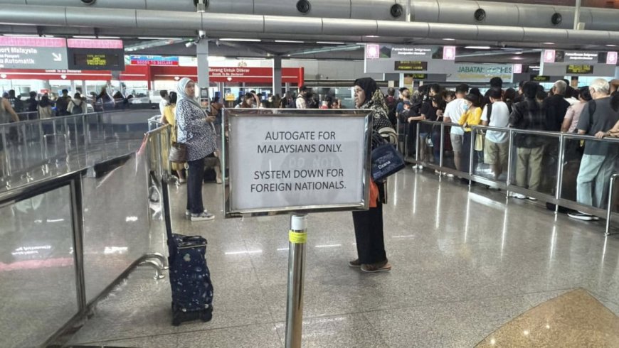 Long Queues at Malaysia's Checkpoints Due to Autogate Breakdown, Causing Delays for Foreign Travellers