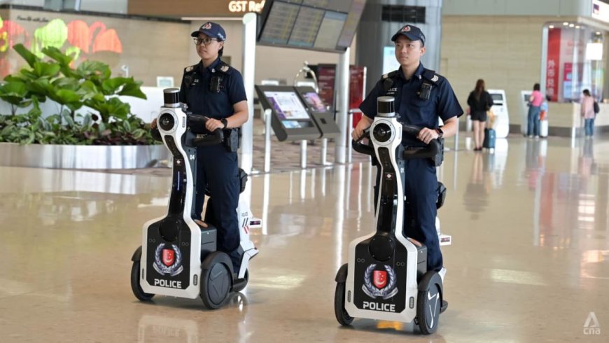 Singapore Airport Police Testing Autonomous Patrol Robot for Officer Transportation