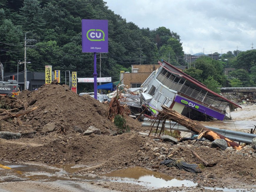 South Korea: 14 Dead in Landslides and Floods After Heavy Rains