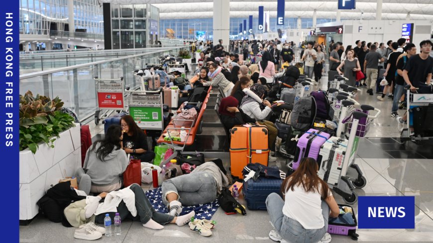 Hong Kong Airport Resumes Flights After Typhoon Wipha