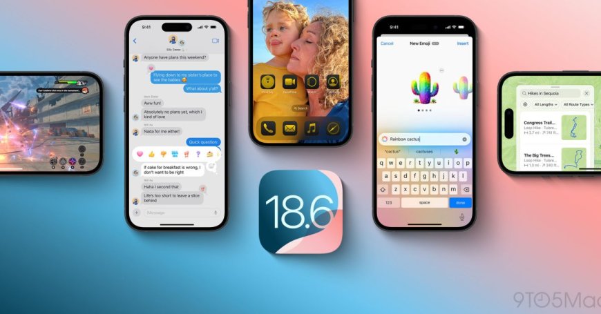 Apple Releases iOS 18.6 RC Beta and More Ahead of Launch