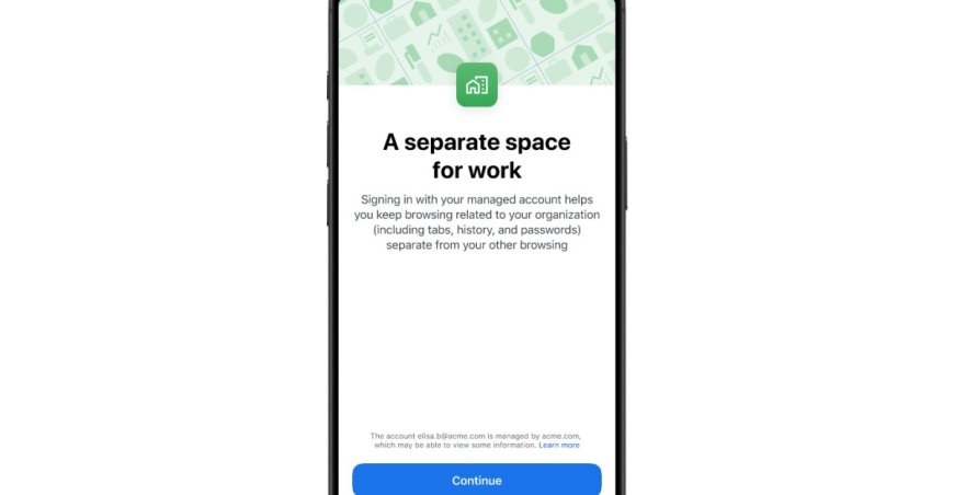 Google Chrome on iOS now lets you easily switch between personal and work accounts