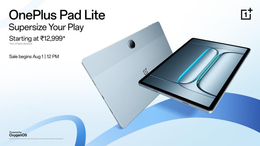 OnePlus Pad Lite Launched in India: Affordable 11-Inch Tablet with Open Canvas Feature