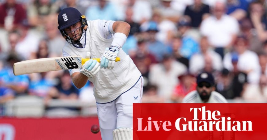 England vs India: Men's Cricket Test Match Day 3 Live Updates
