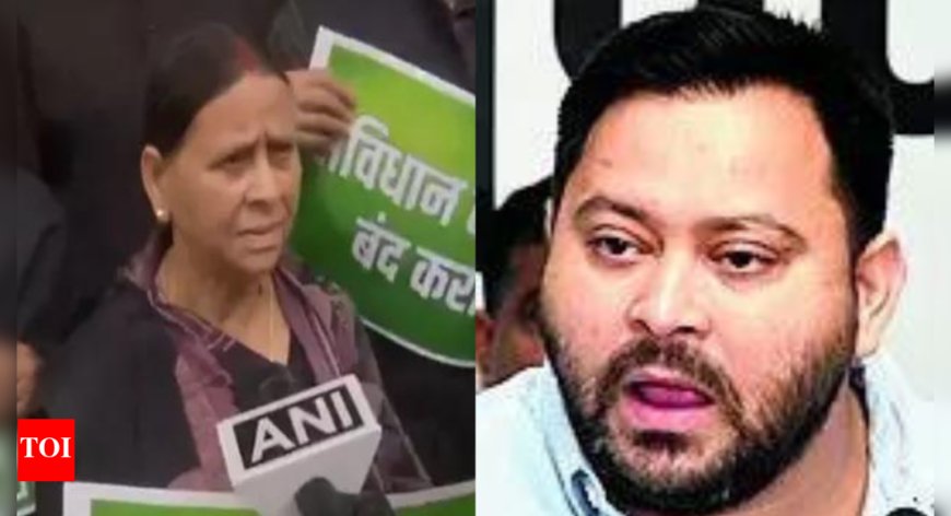 Opposition Accused of Plotting to Assassinate Tejashwi Yadav, Claims Ex-Bihar CM Rabri Devi