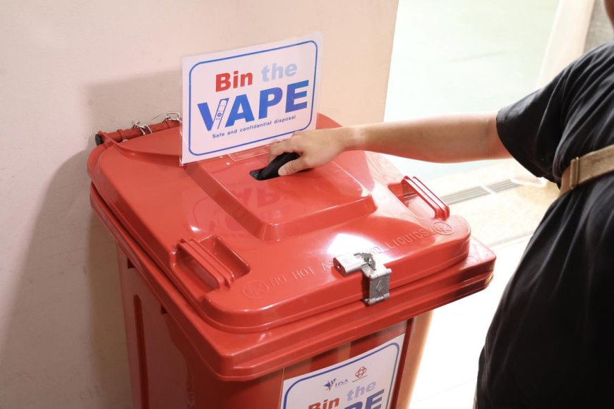 Singapore Installs Vape Disposal Bins at Community Centres