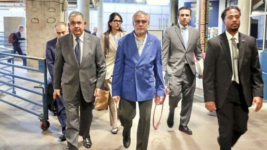 Pakistan's FM Dar in Washington for talks on trade and economic cooperation with US