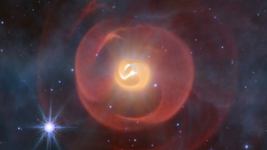 James Webb Space Telescope Captures Rare Image of Two Stars in Apep Nebula
