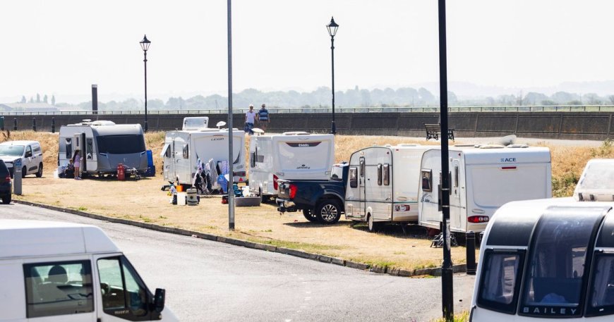 Travellers Cause Chaos in South West Seaside Town