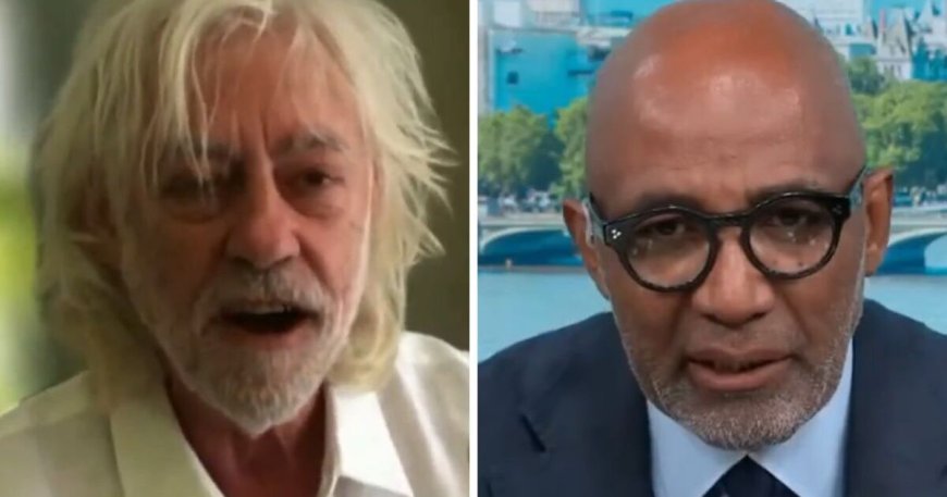 Bob Geldof passionately criticizes Israeli government's handling of Gaza crisis during heated interview