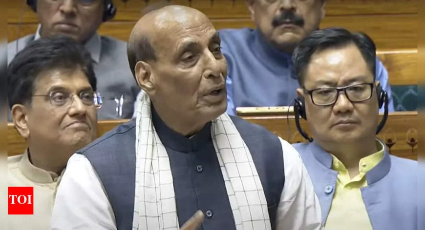 Rajnath Singh Shares Details of Operation Sindoor in Lok Sabha
