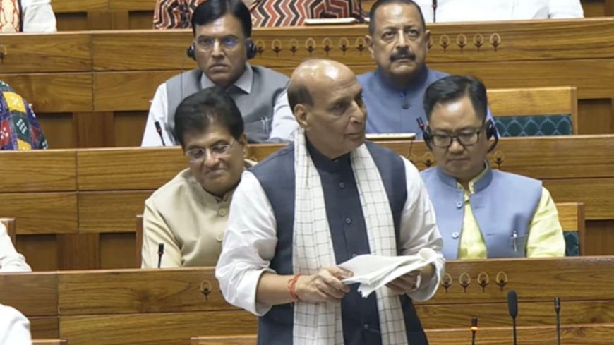 Live Updates: Parliament Monsoon Session Day 6 - Rajnath Singh Leads Op Sindoor Debate in Lok Sabha