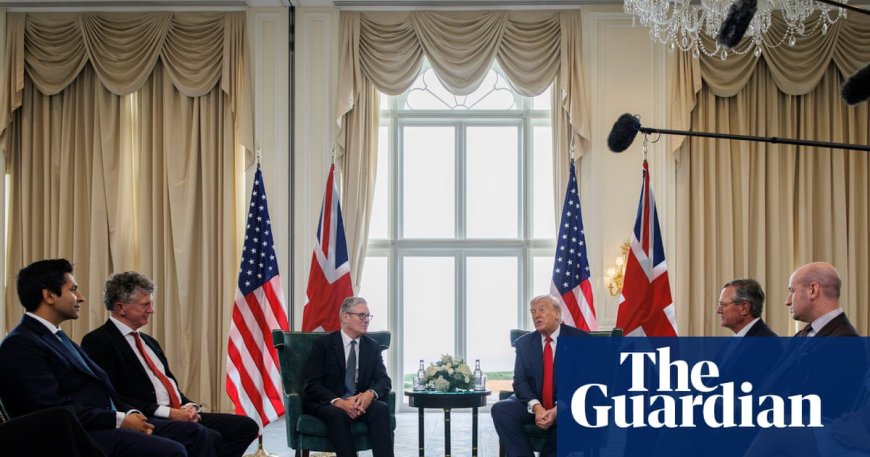 Trump Promotes Turnberry Golf Resort During Press Conference with Starmer